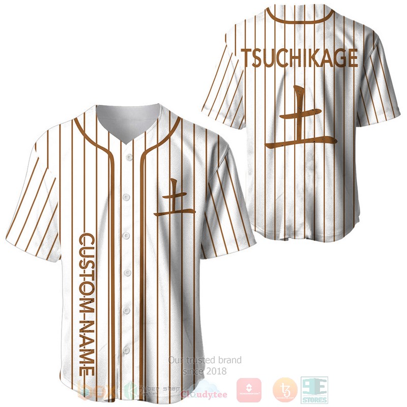 Personalized Naruto Tsuchikage custom Baseball Jersey 1
