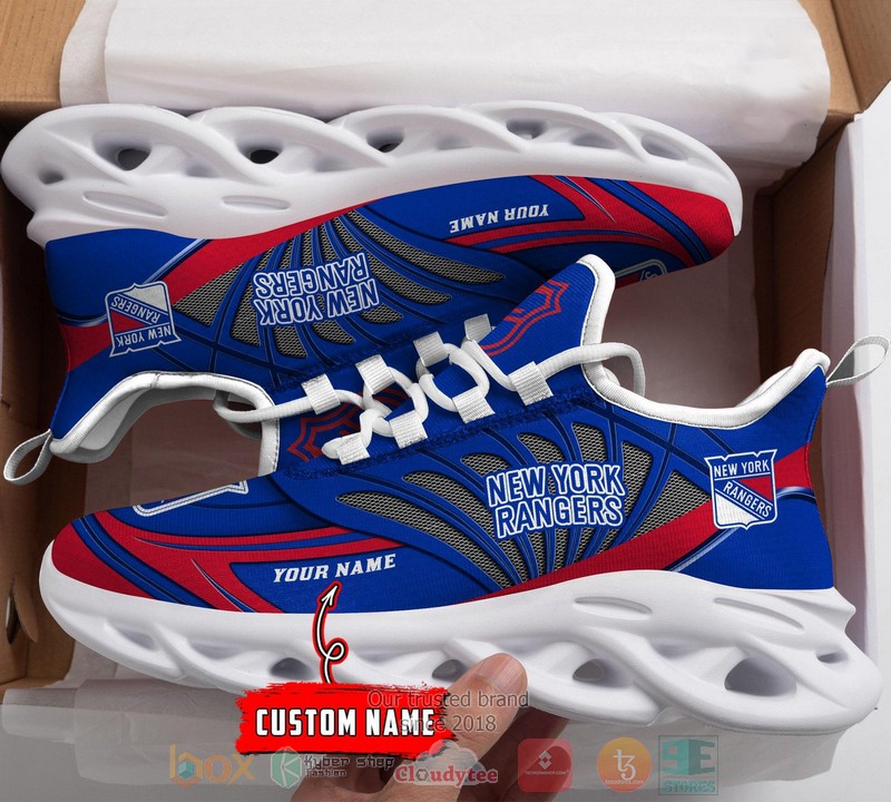 Personalized New York Rangers custom max soul shoes