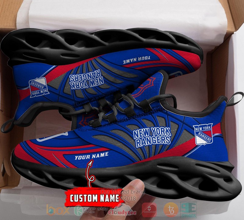 Personalized New York Rangers custom max soul shoes 1