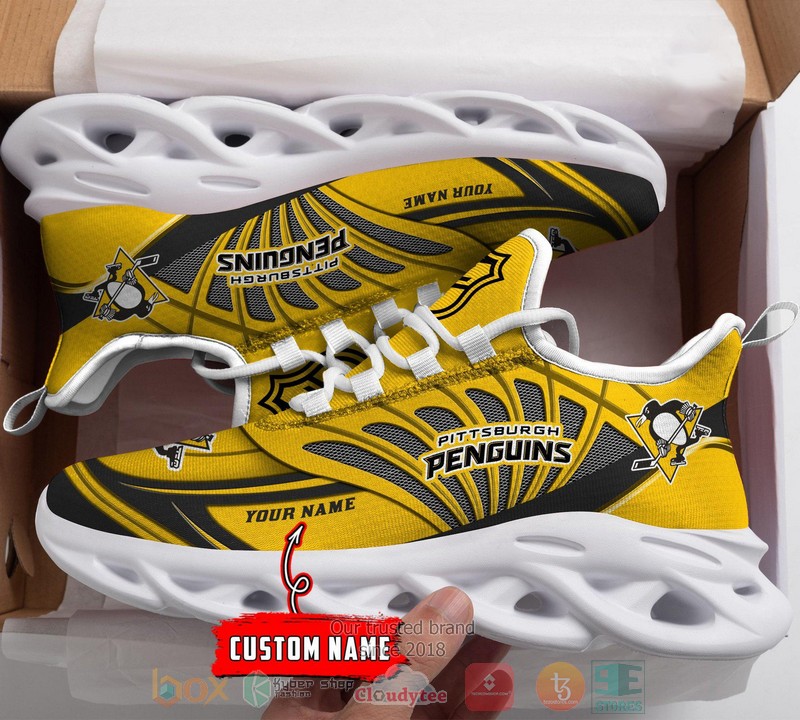 Personalized Pittsburgh Penguins custom max soul shoes