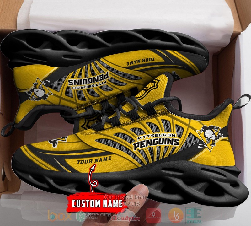 Personalized Pittsburgh Penguins custom max soul shoes 1