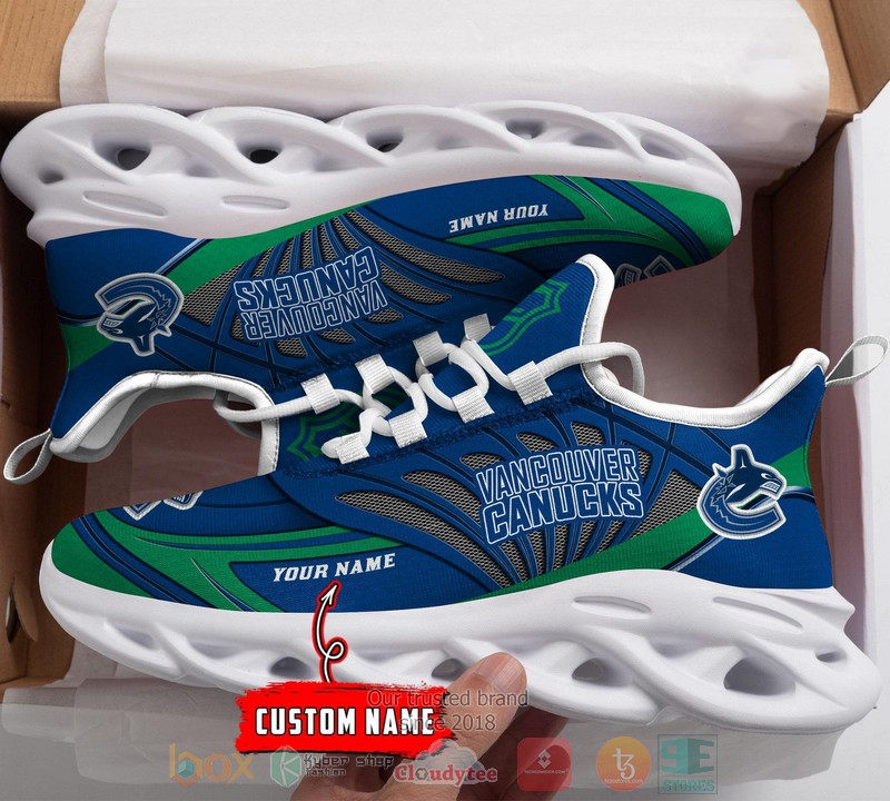 Personalized Vancouver Canucks custom max soul shoes