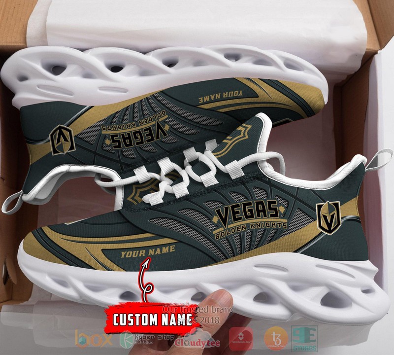 Personalized Vegas Golden Knights custom max soul shoes