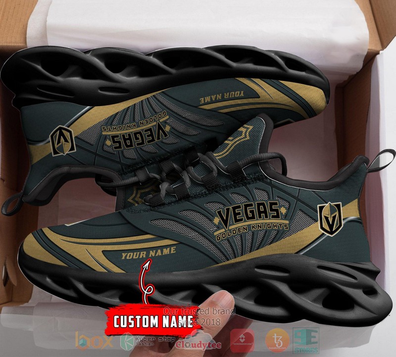 Personalized Vegas Golden Knights custom max soul shoes 1