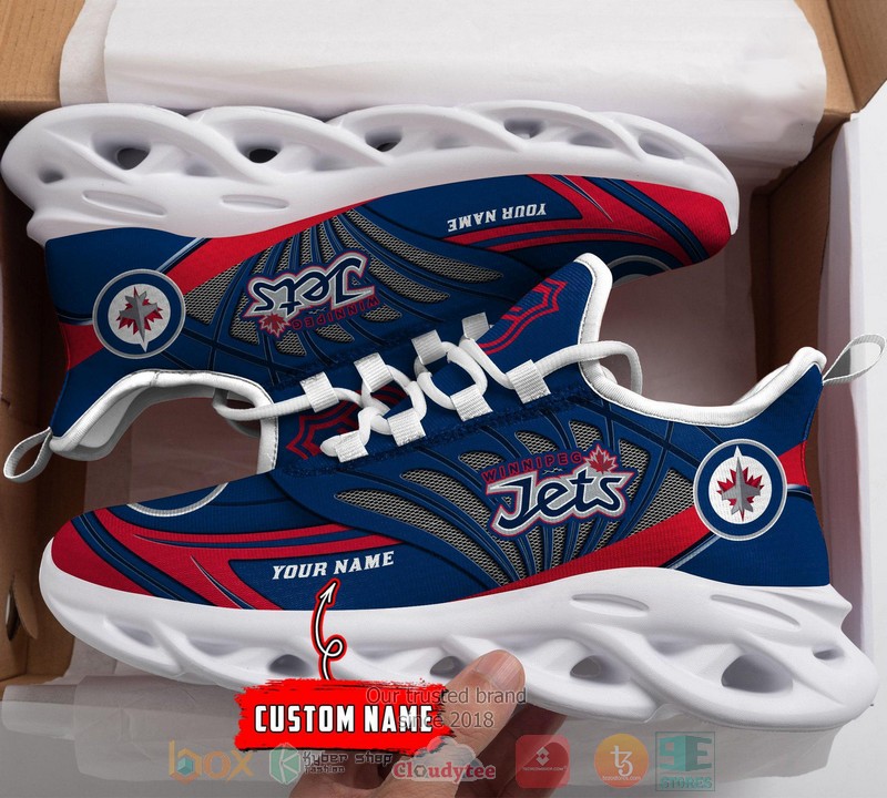 Personalized Winnipeg Jets custom max soul shoes