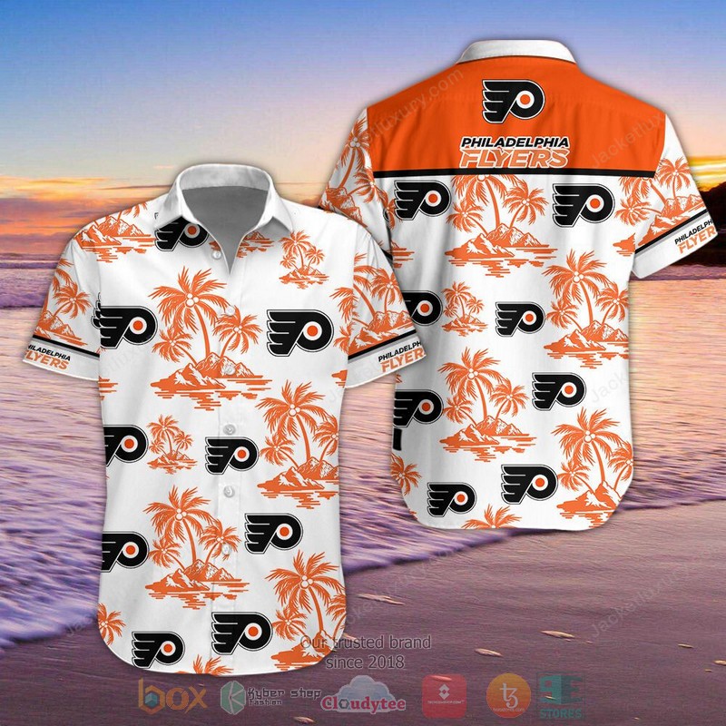 Philadelphia Flyers Hawaiian Shirt Shorts
