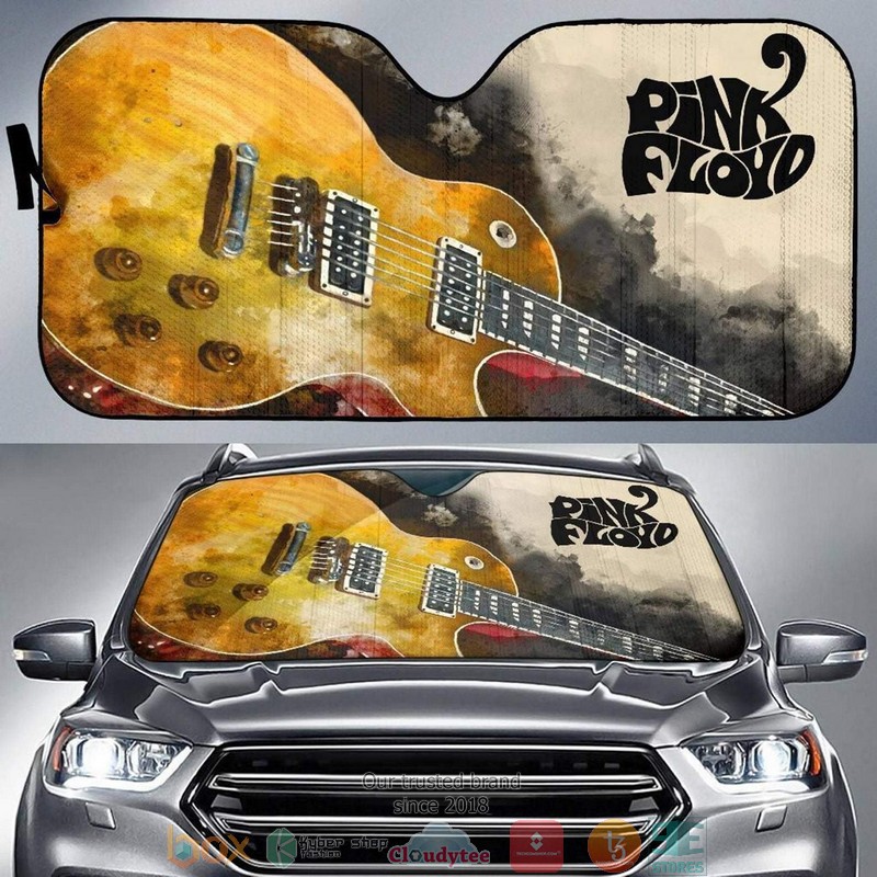 Pink Floyd Car Auto Guitar Rock Band Car Sunshade