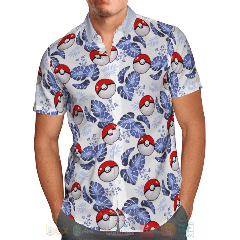 Pokemon Ball Summer Hawaiian Shirt 1