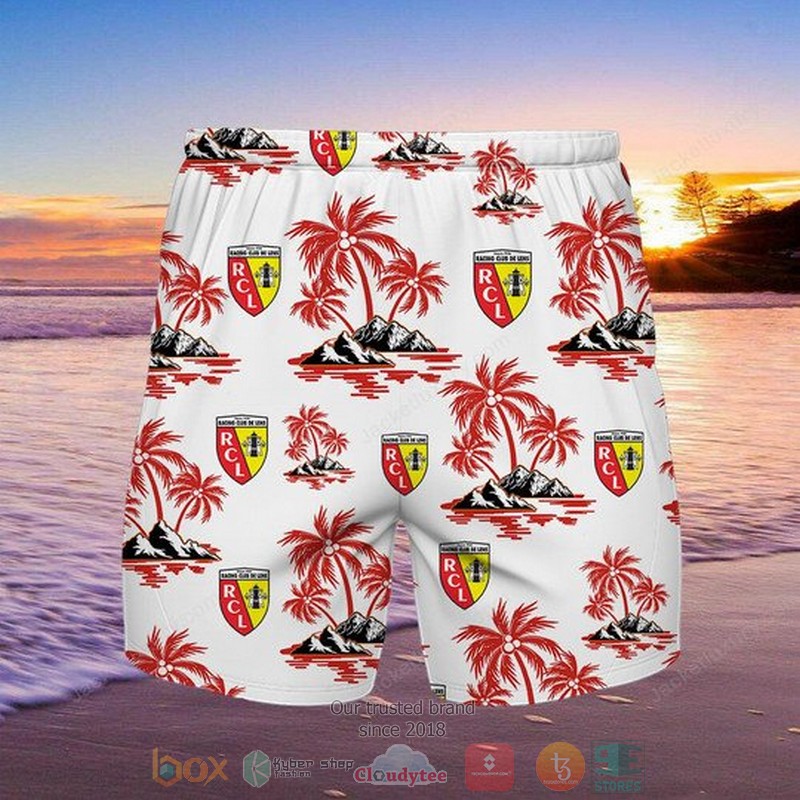 Racing Club de Lens Hawaiian Shirt Shorts 1