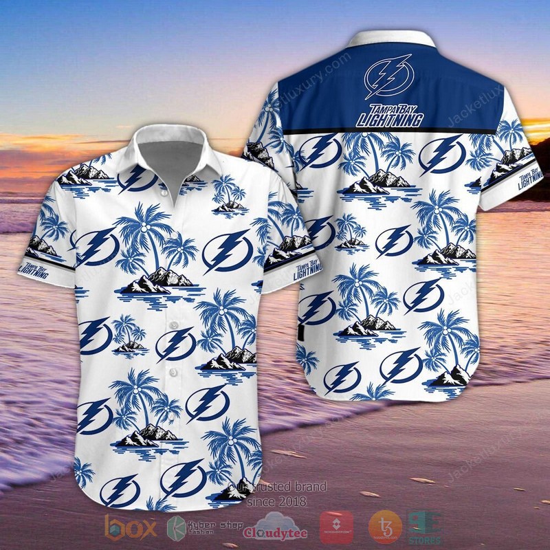 Tampa Bay Lightning Hawaiian Shirt Shorts
