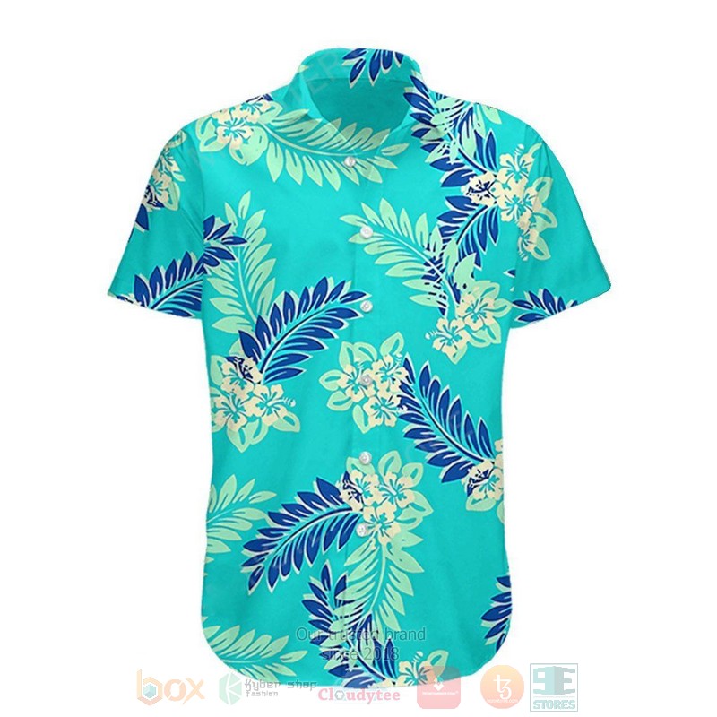 Tommy Vercetti cyan Hawaiian Shirt
