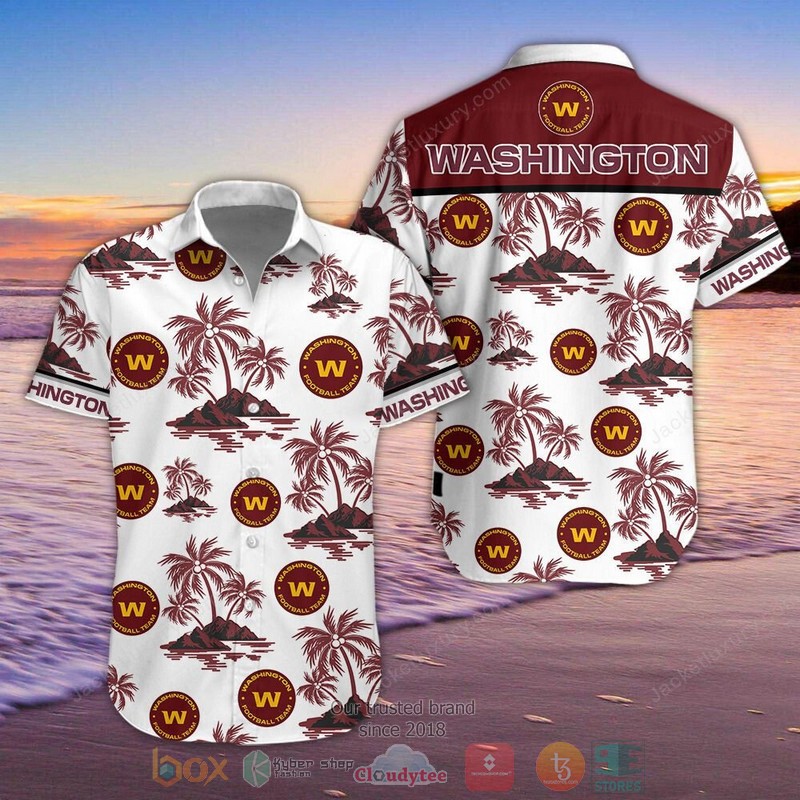 Washington Football Team Hawaiian Shirt Shorts