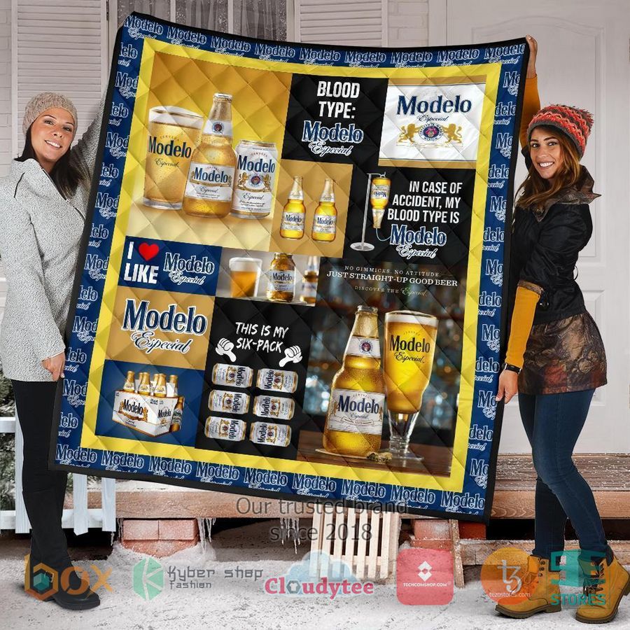 in case of accident my blood type is modelo especial quilt blanket 2 16577