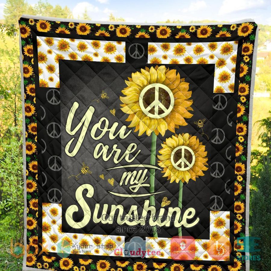 sunflower you are my sunshine quilt blanket 2 4225