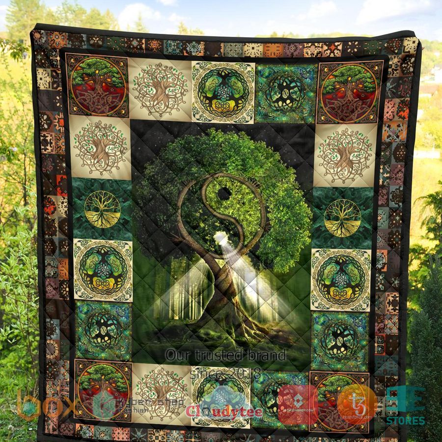 yin yang tree of life yoga quilt blanket 2 31456
