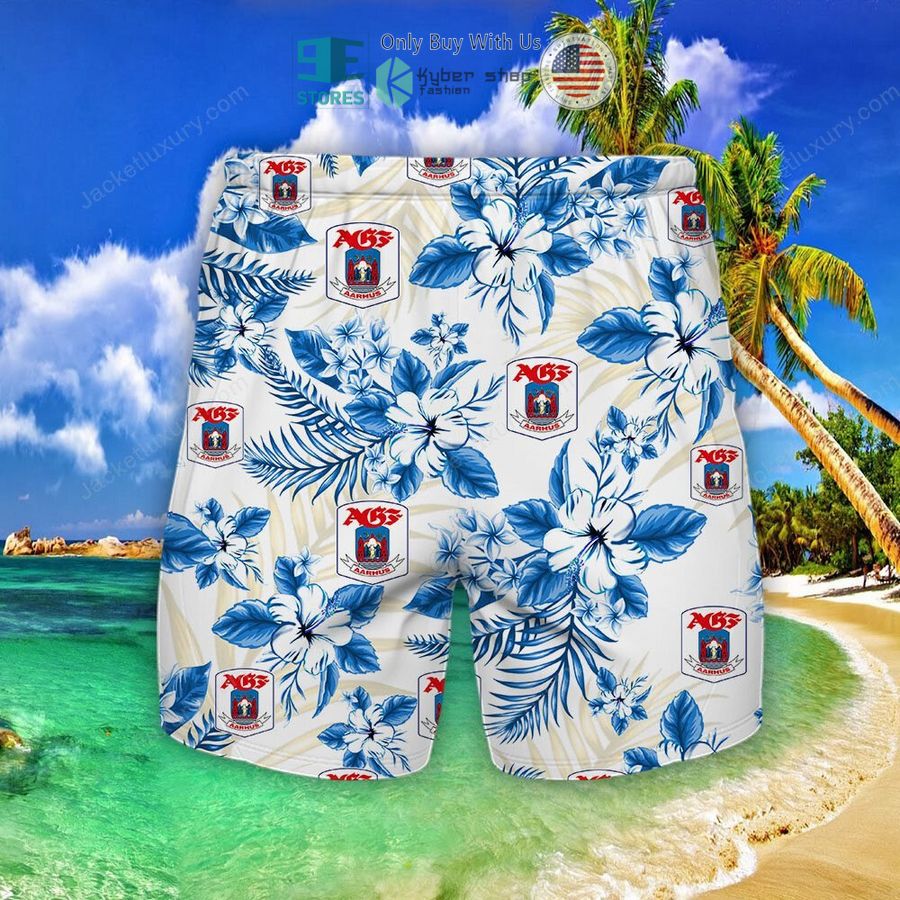 agf fodbold blue hawaii shirt shorts 2 68413