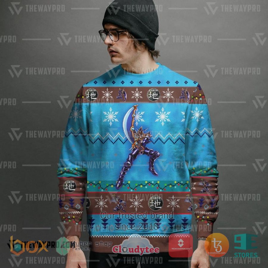 anime yu gi oh buster blader blue 3d sweatshirt sweater 2 22747