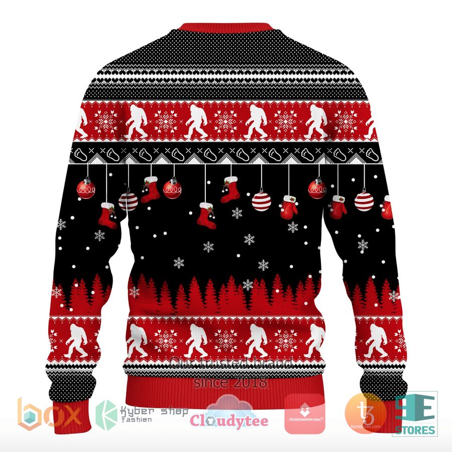 bigfoot ugly christmas sweater 2 14620