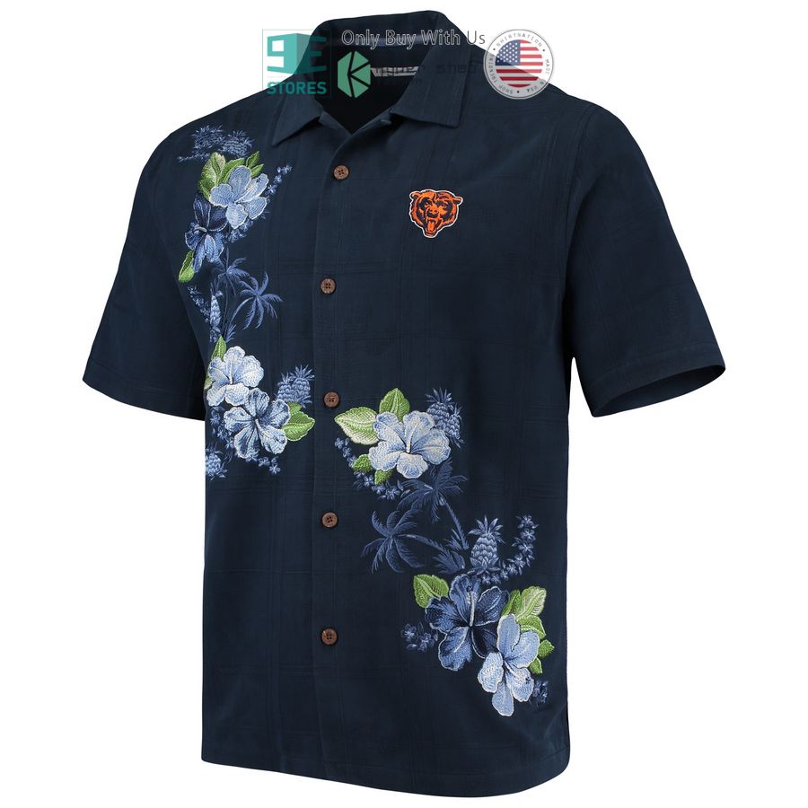 chicago bears tommy bahama azule oasis navy hawaiian shirt 2 42899