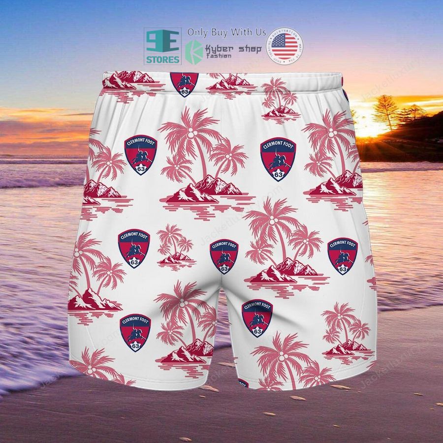 clermont foot auvergne 63 hawaiian shirt shorts 2 90326