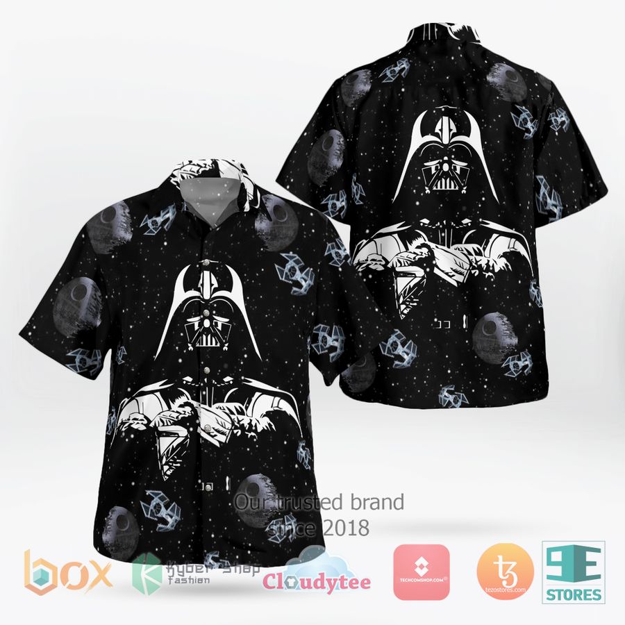 darth vader star wars black hawaiian shirt 1 98961