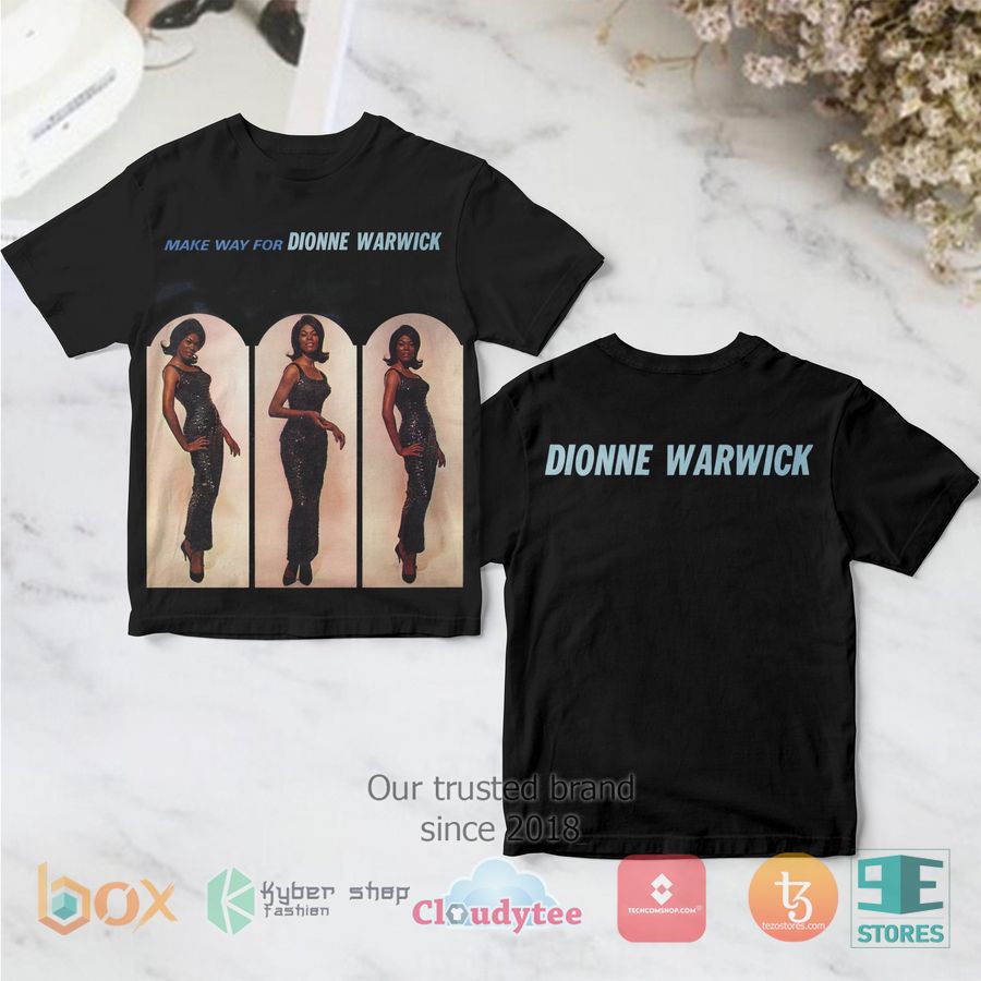 dionne warwick make way album 3d t shirt 1 44303