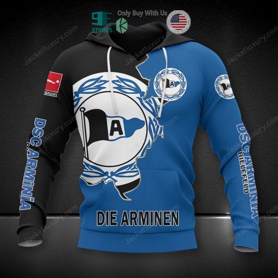 dsc arminia bielefeld logo blue black 3d shirt hoodie 2 3874
