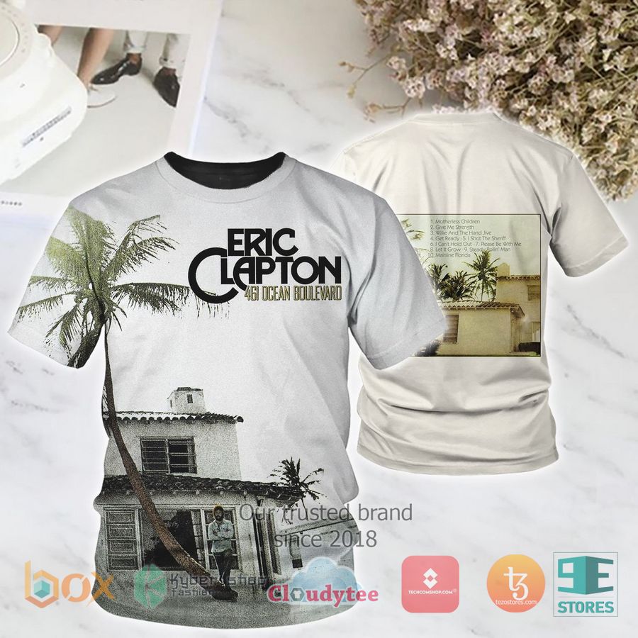 eric clapton 461 ocean boulevard album 3d t shirt 1 24811