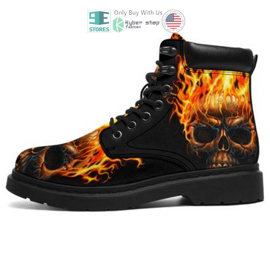 fire skull timberland boots 2 3113