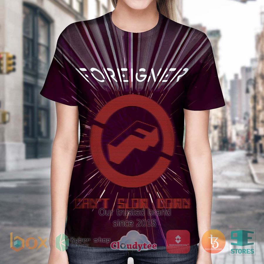 foreigner band cant slow down album 3d t shirt 2 57109