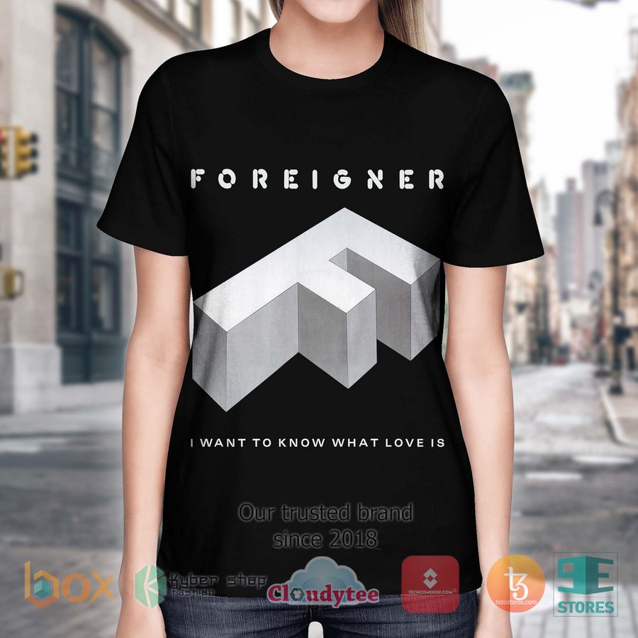 foreigner band i want to know what love is album 3d t shirt 2 25633