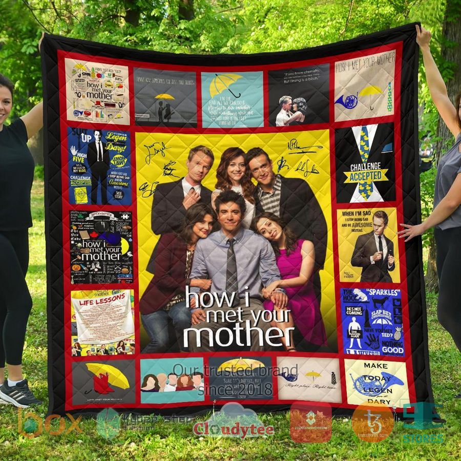 how i met your mother tv show quilt blanket 1 54545