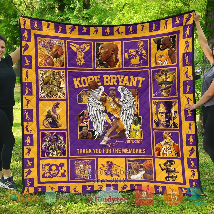 kobe bryant legend never die memorial quilt blanket 1 72899