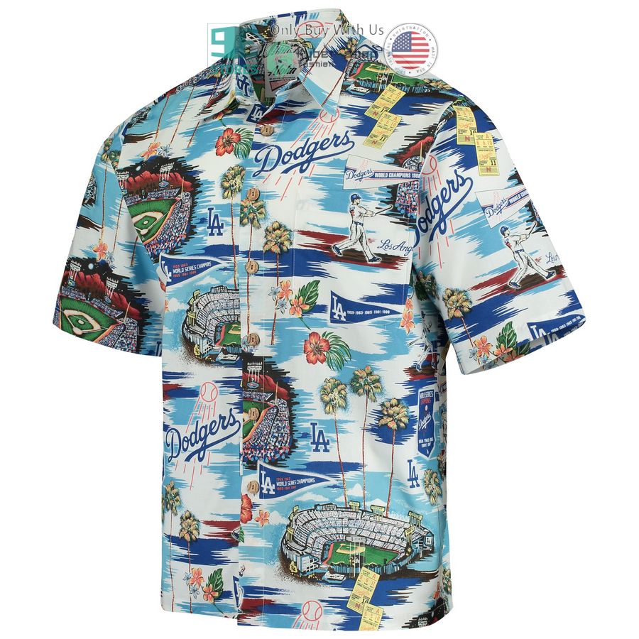 los angeles dodgers reyn spooner scenic royal hawaiian shirt 2 40938