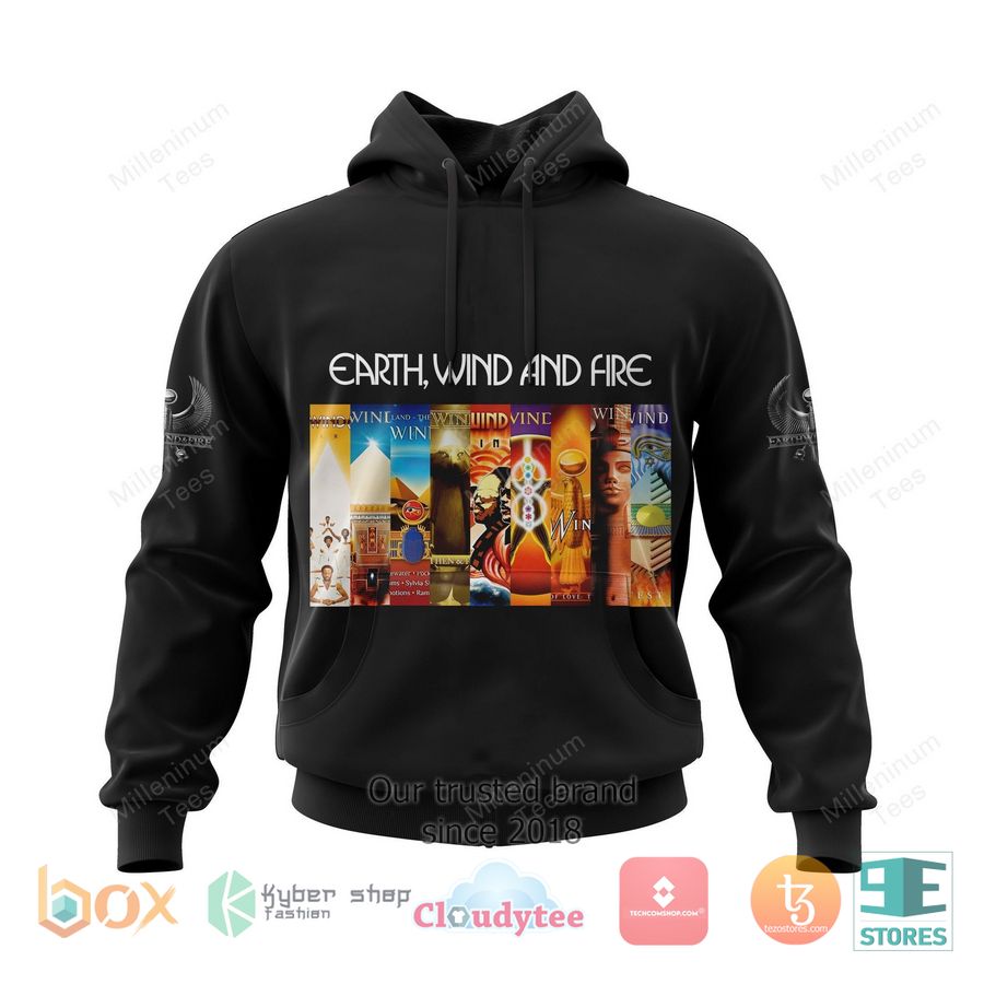 personalized earth wind fire album covers 52th anniversary 3d hoodie 1 32456