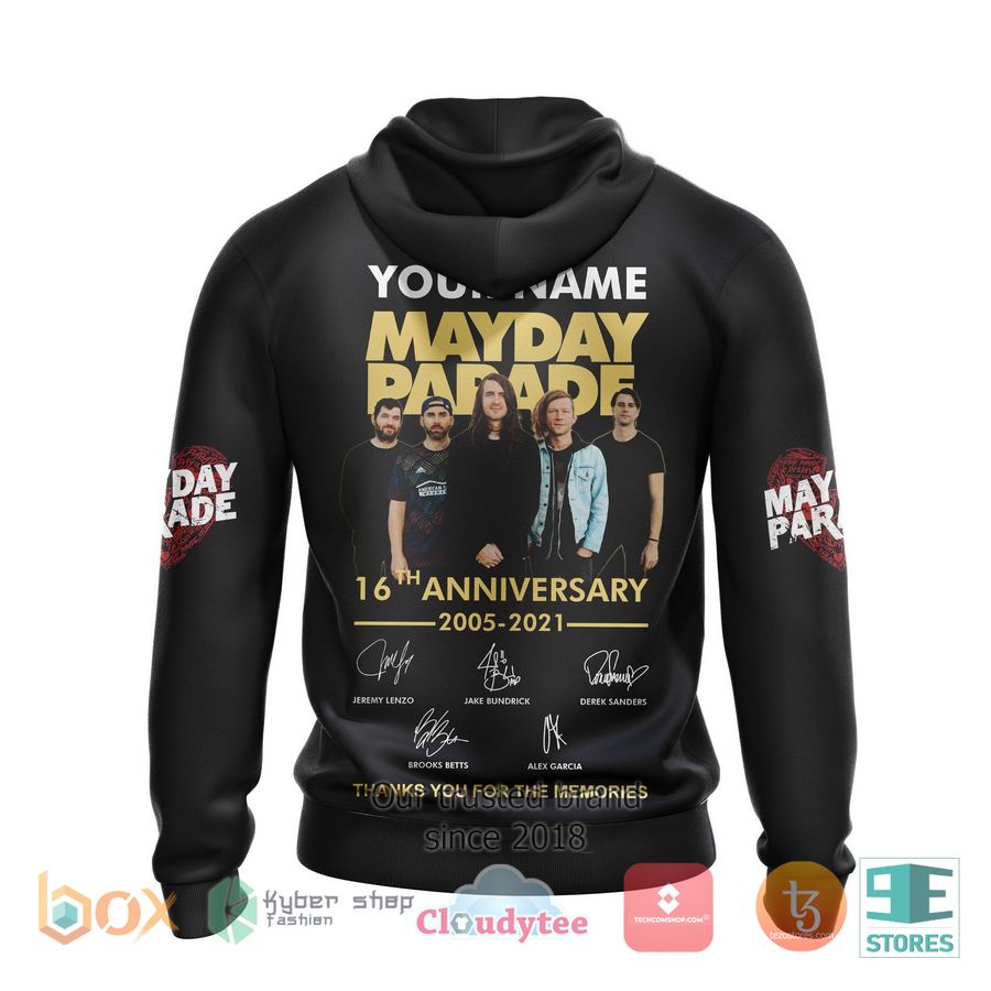 personalized mayday parade 16th anniversary 3d hoodie 2 15743