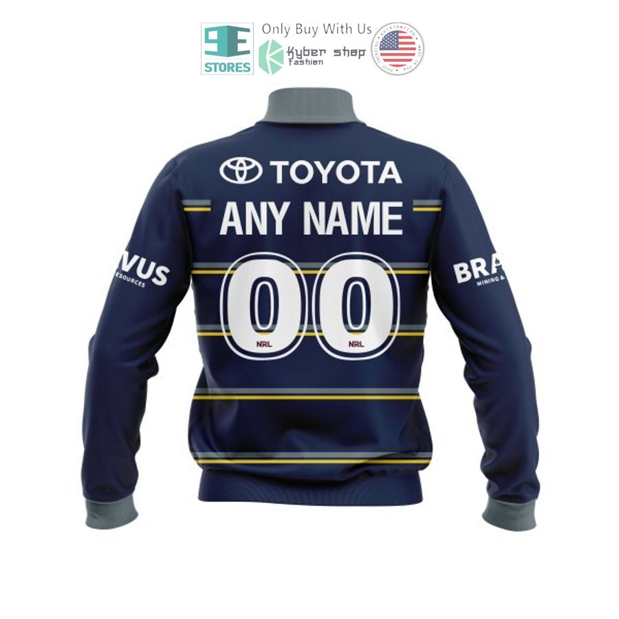 personalized north queensland cowboys toyota bomber jacket 2 12440