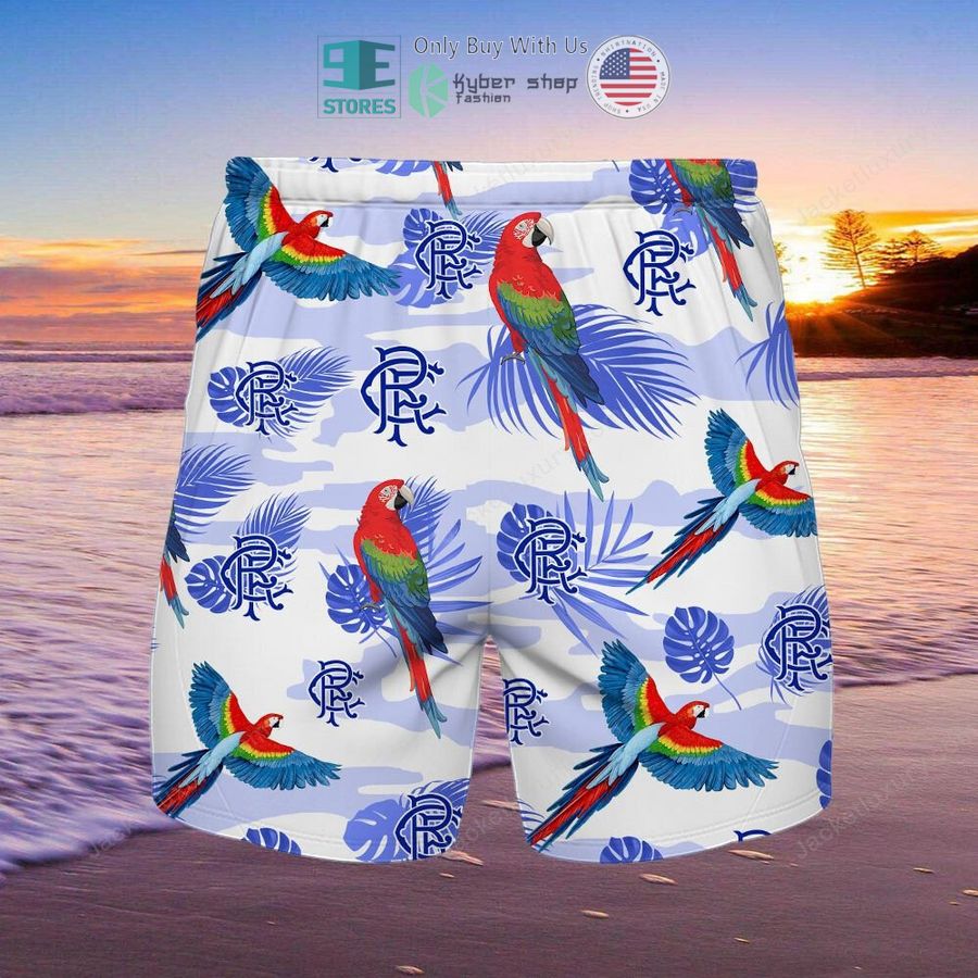 rangers football club parrot hawaii shirt shorts 2 21108