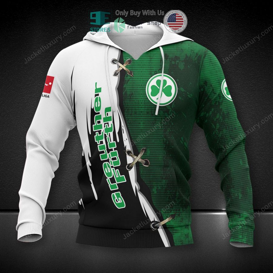 spvgg greuther furth logo green white 3d shirt hoodie 1 47483