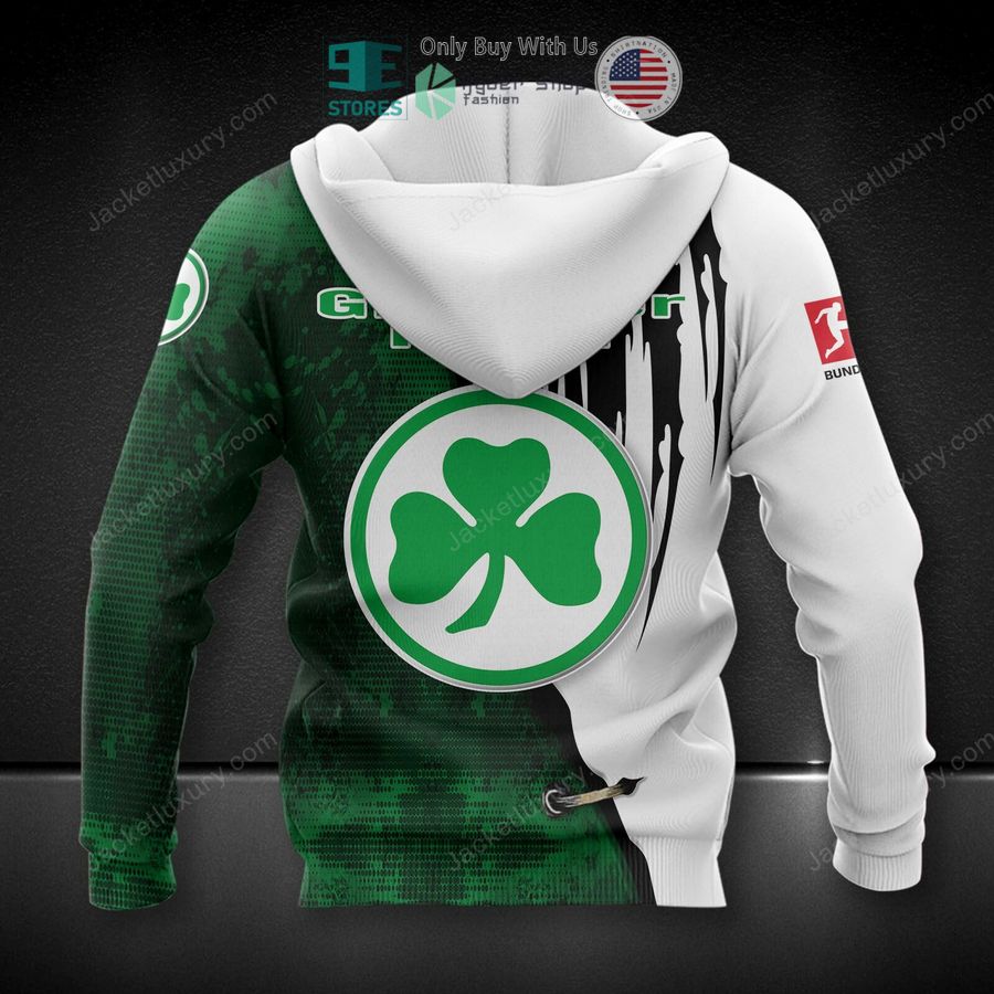 spvgg greuther furth logo green white 3d shirt hoodie 2 5399