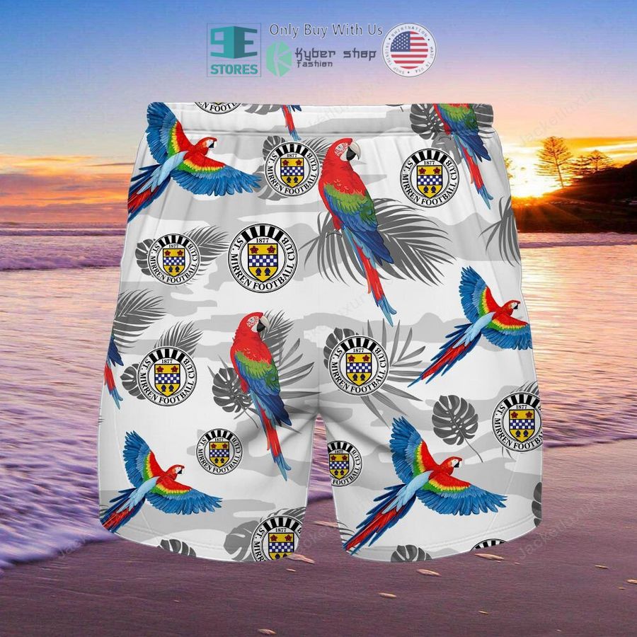 st mirren football club parrot hawaii shirt shorts 2 97669