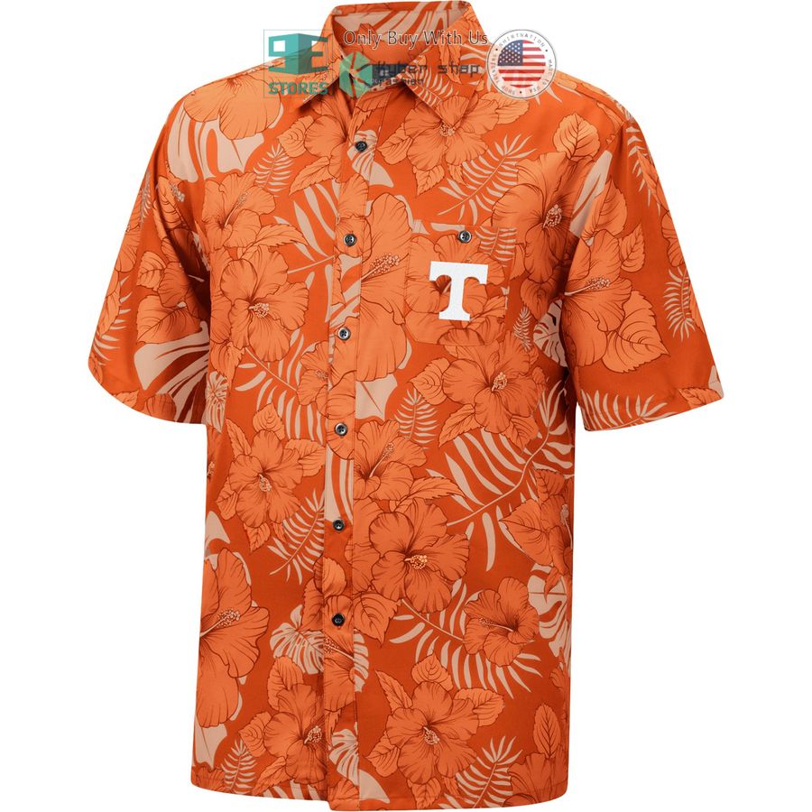 tennessee volunteers colosseum the dude camp tennessee orange hawaiian shirt 2 1895