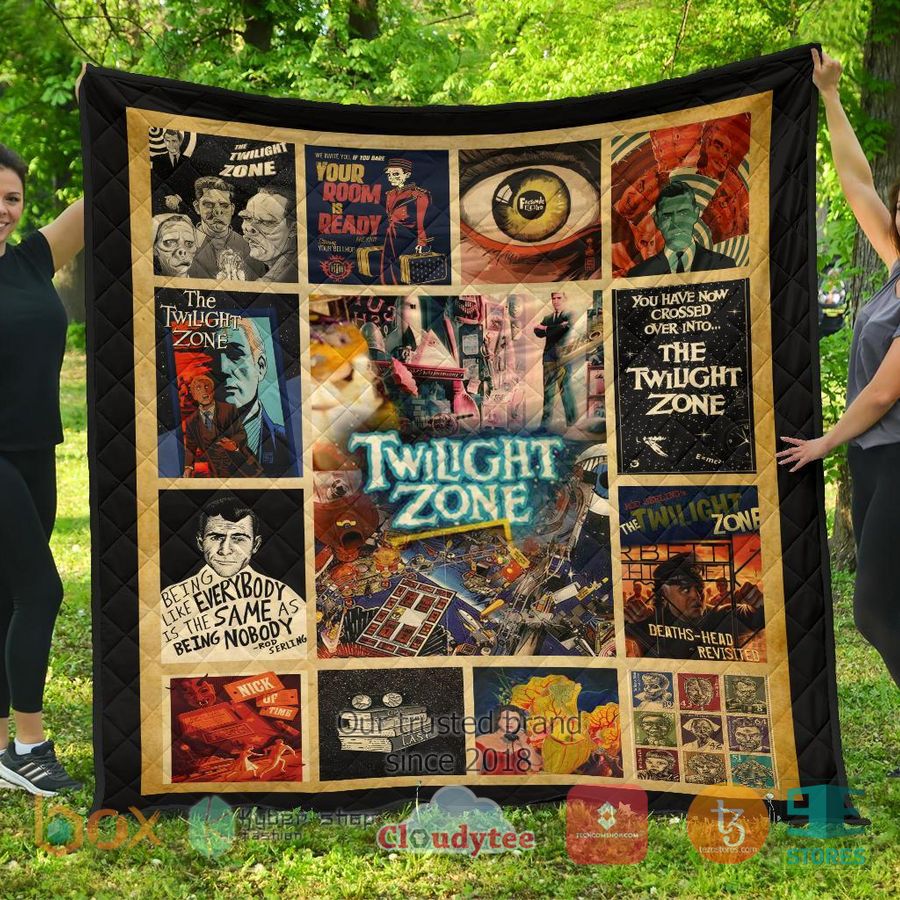 the twilight zone tv show quilt blanket 1 44799