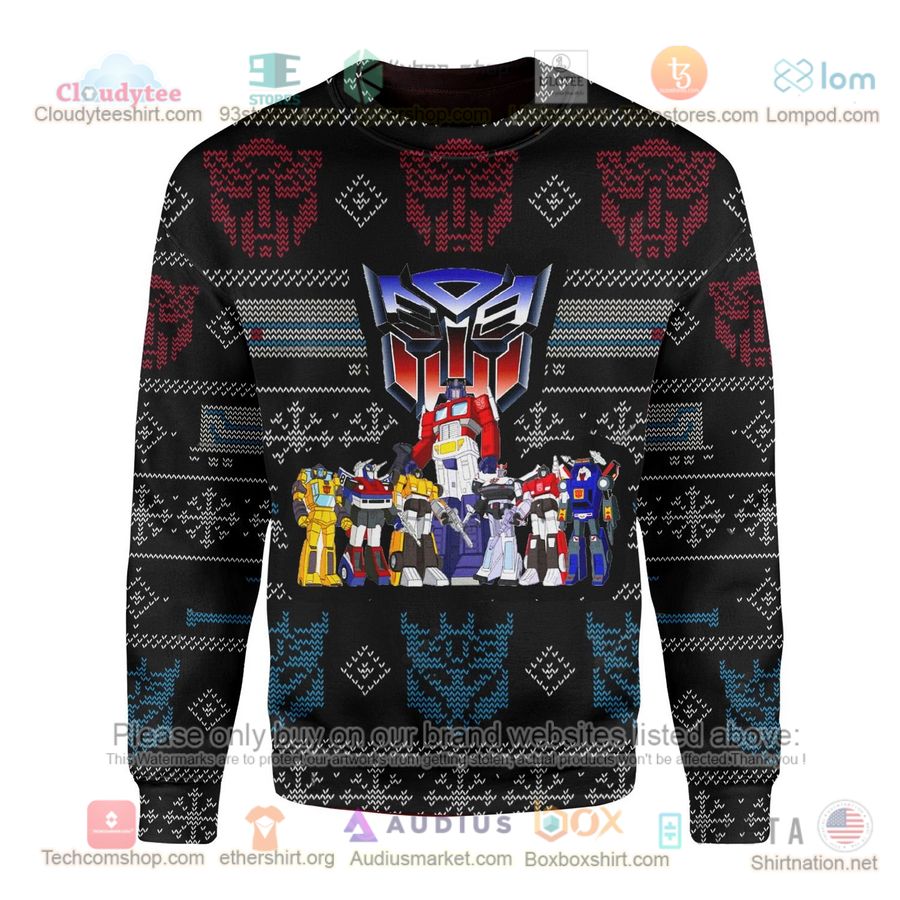 transformers black sweatshirt sweater 2 88676