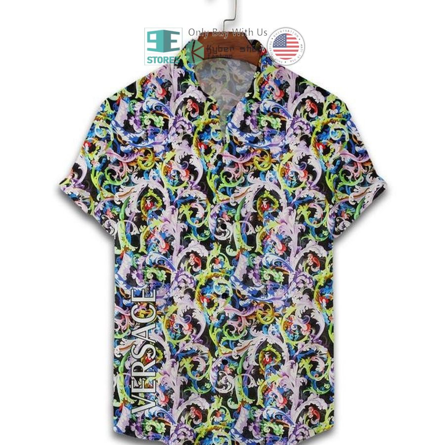 versace multicolor hawaii shirt shorts 2 11853