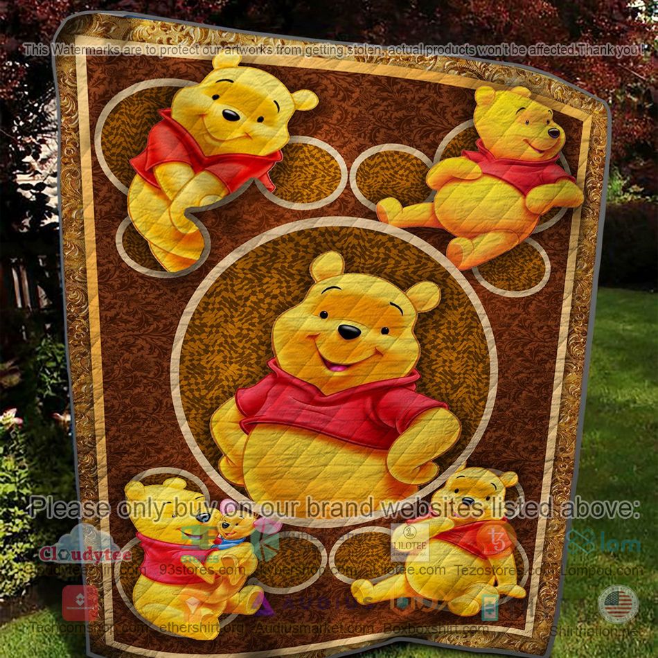 winnie the pooh brown quilt 2 99920