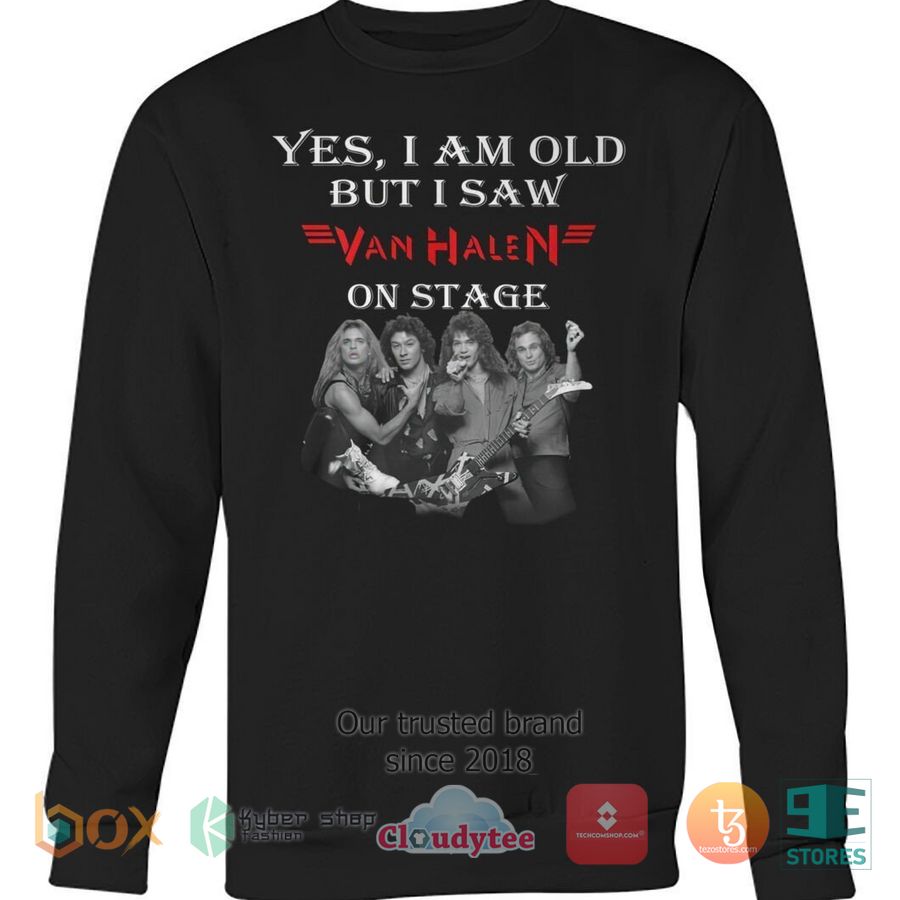 yes i am old but i saw van halen on stage album 3d t shirt 2 69571
