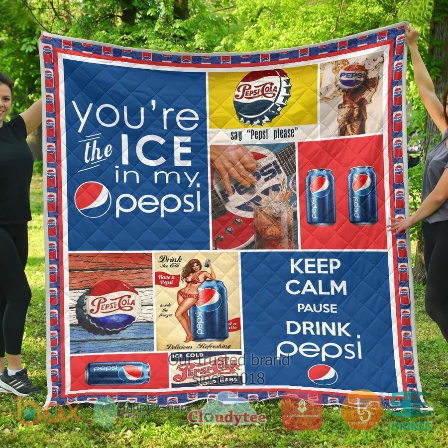 youre the ice in my pepsi quilt blanket 1 76939