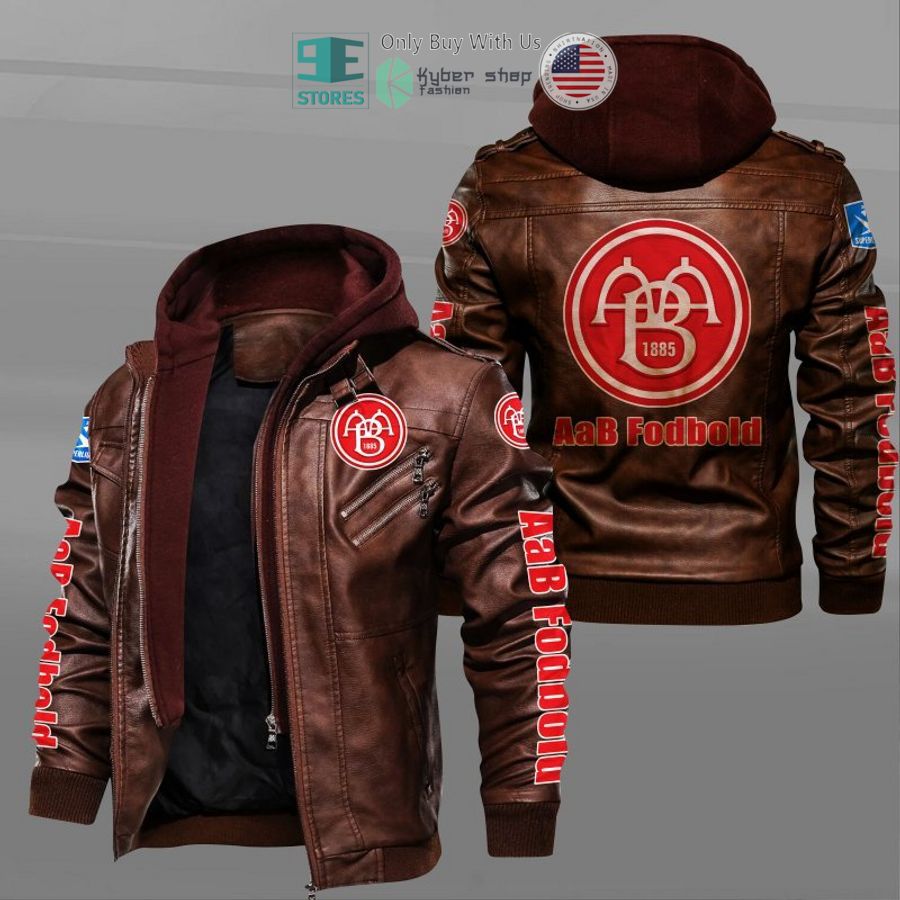 aab fodbold leather jacket 2 36352