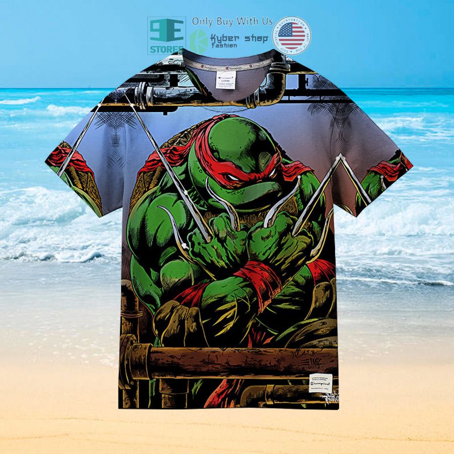 angry raphael hawaiian shirt 2 31745